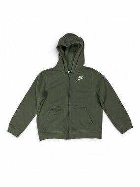 Nike Kids' Green Full-Zip Hoodie